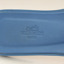 Hermes Bleu Bleuet Oran Sandal 37
