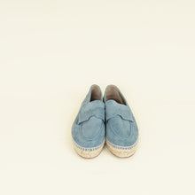 Hermes Blue Grignon Trip Espadrille 37