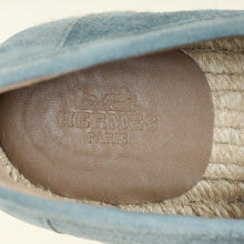 Hermes Blue Grignon Trip Espadrille 37