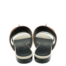 Hermes Rose Bubinga Multicolor Avenue Sandal 37