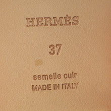 Hermes Turquoise Lizard Omaha Sandals 37