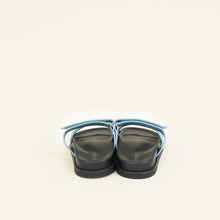 Hermes Blue Mineral Chypre Sandals 37