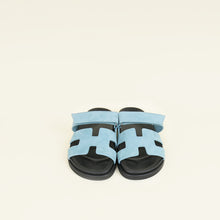 Hermes Blue Mineral Chypre Sandals 37