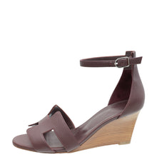 Hermes Bordeaux Legend Sandal 37