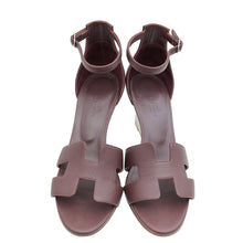 Hermes Bordeaux Legend Sandal 37