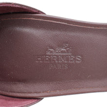 Hermes Bordeaux Legend Sandal 37
