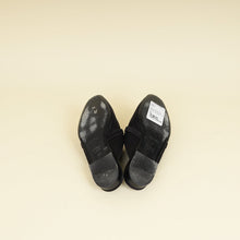 Hermes Black Satin Oz Mules 37