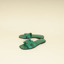 Hermes Vert Oyat Oran Sandal 38.5