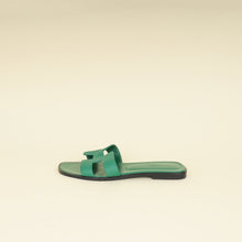 Hermes Vert Oyat Oran Sandal 38.5