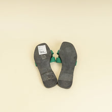 Hermes Vert Oyat Oran Sandal 38.5
