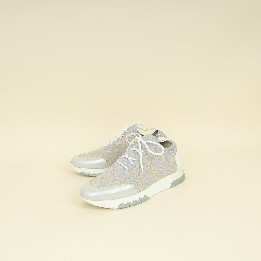 Hermes Bicolor Addict Sneakers 38.5