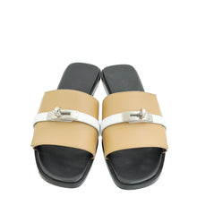 Hermes Bicolor Giulia Sandal 38.5
