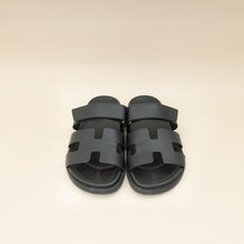 Hermes Noir Chypre Sandal 38.5