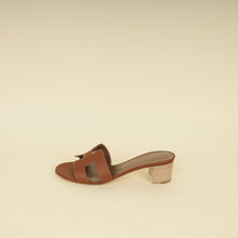Hermes Gold Oasis Sandals 38.5