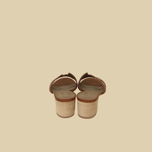Hermes Gold Oasis Sandals 38.5