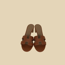 Hermes Gold Oasis Sandals 38.5