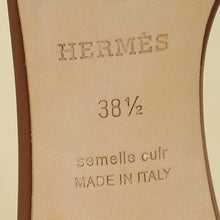 Hermes Gold Oasis Sandals 38.5