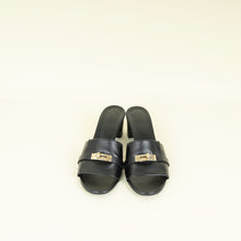 Hermes Noir Gigi 50 Sandal 38.5