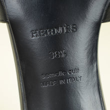 Hermes Noir Gigi 50 Sandal 38.5