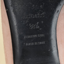 Hermes Pink Roxane Goatskin Suede Crystal Mules 38.5