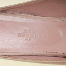 Hermes Pink Roxane Goatskin Suede Crystal Mules 38.5