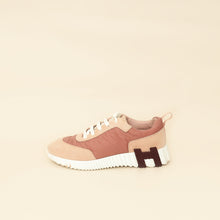 Hermes Rose Parachute Bouncing Sneaker 38.5