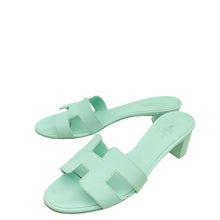 Hermes Vert Embrun Oasis Sandal 38