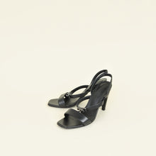 Hermes Black Glamour 95 Sandal 38