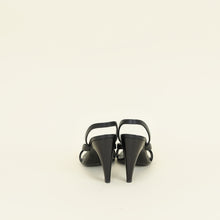 Hermes Black Glamour 95 Sandal 38