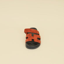 Hermes Marron Muscavado Chypre Suede Goatskin Sandal 38