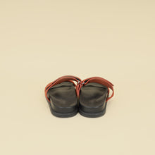 Hermes Marron Muscavado Chypre Suede Goatskin Sandal 38