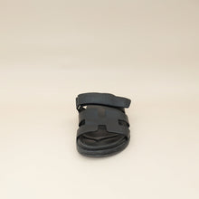 Hermes Noir Chypre Sandal 38
