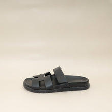 Hermes Noir Chypre Sandal 38