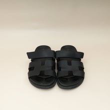 Hermes Noir Chypre Sandal 38