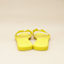 Hermes Jaune Curcuma Oran Sandals 38