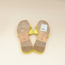 Hermes Jaune Curcuma Oran Sandals 38