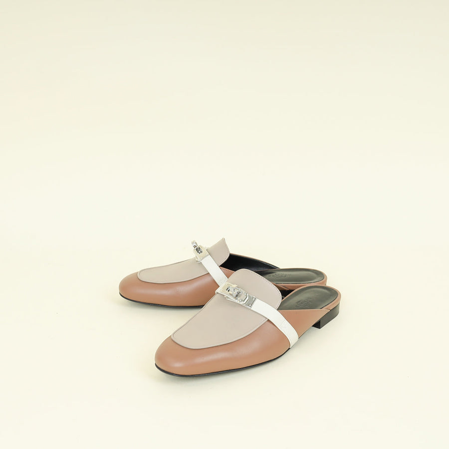 Hermes Multicolor OZ Mules 38