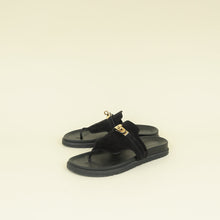 Hermes Noir Empire Sandal 38