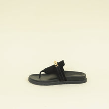 Hermes Noir Empire Sandal 38
