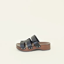 Hermes Noir Kos Clog 38