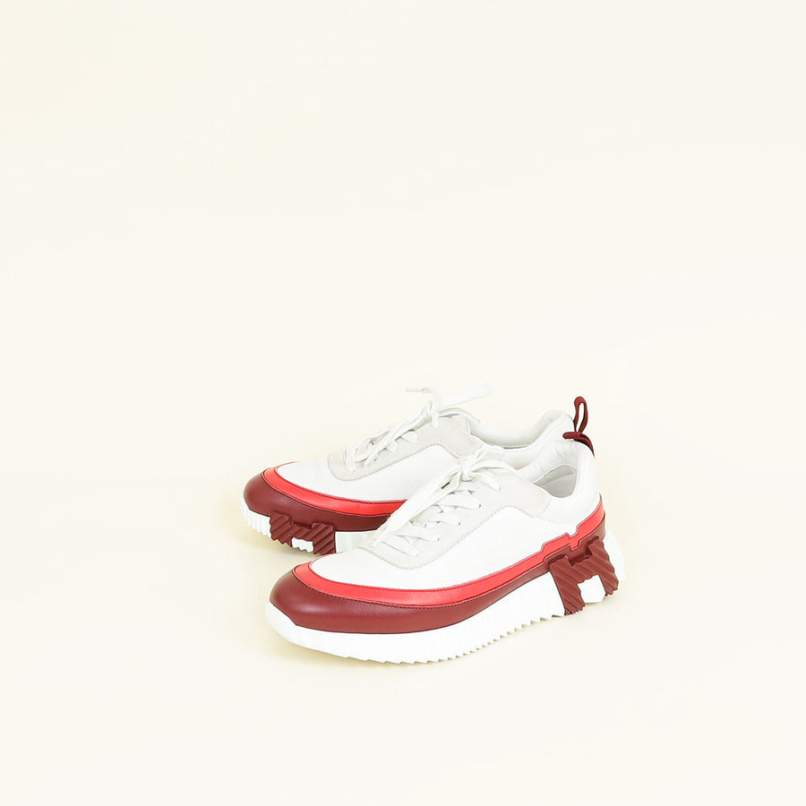 Hermes Tricolor Bouncing Sneakers 38