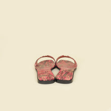 Hermes Multicolor Oran Brides de Gala en Desordre" Print Sandal 38