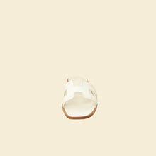 Hermes Blanc Oran Sandals 38
