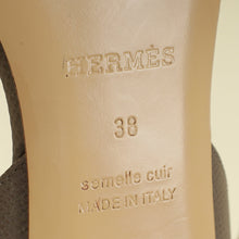 Hermes Gris Etain Holy 105 Sandal 38