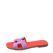 Hermes Bicolor Oran Sandals 38