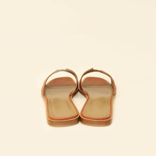 Hermes Gold Oran Sandals 39.5