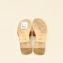 Hermes Gold Oran Sandals 39.5