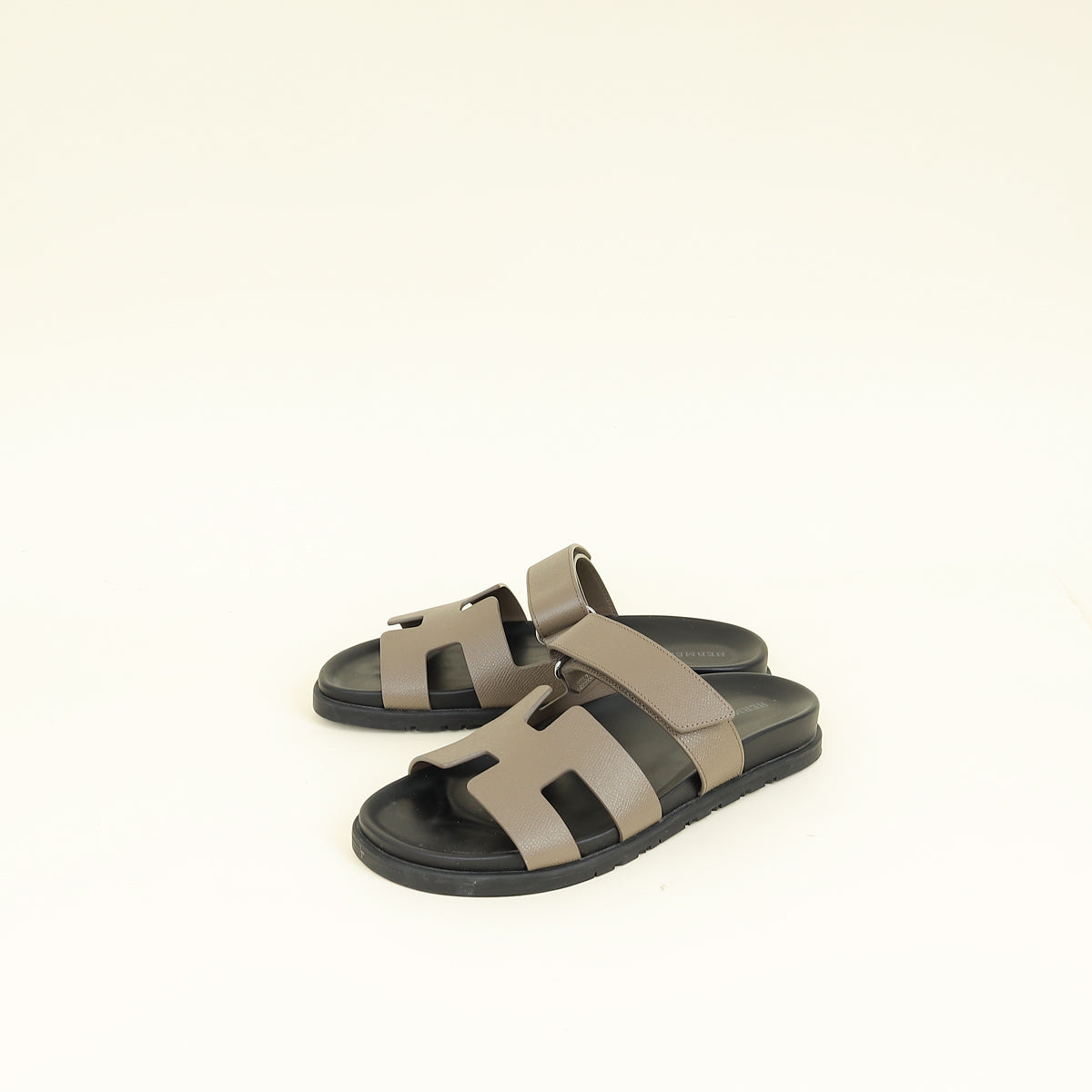 Hermes Gris Etain Chypre Sandal 39.5