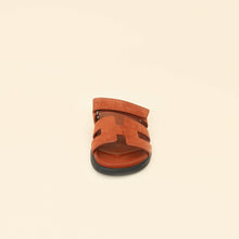 Hermes Cuivre Suede Chypre Sandal 39.5