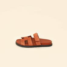 Hermes Cuivre Suede Chypre Sandal 39.5